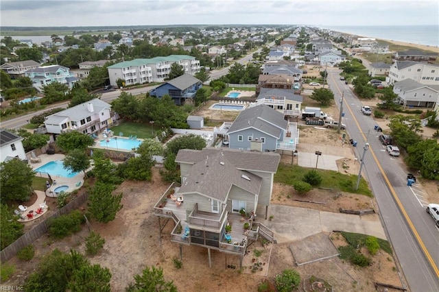 3225 Sandfiddler Rd, Virginia Beach, VA 23456 - aerial view of residential area featuring a pool area and a large body of water