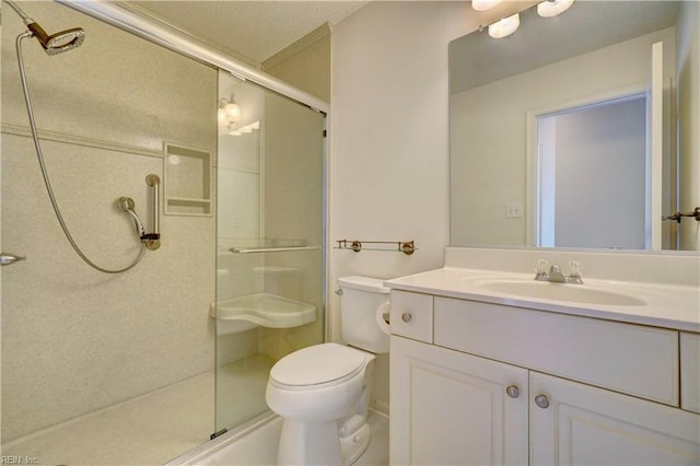 307 Melrose Ct, Suffolk, VA 23434 - bathroom featuring a stall shower and vanity