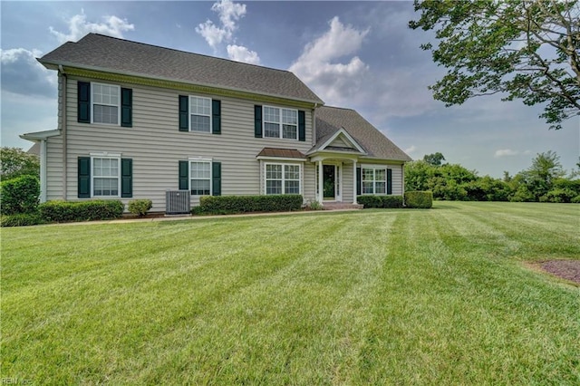 307 Melrose Ct, Suffolk, VA 23434 - colonial-style house with a front lawn