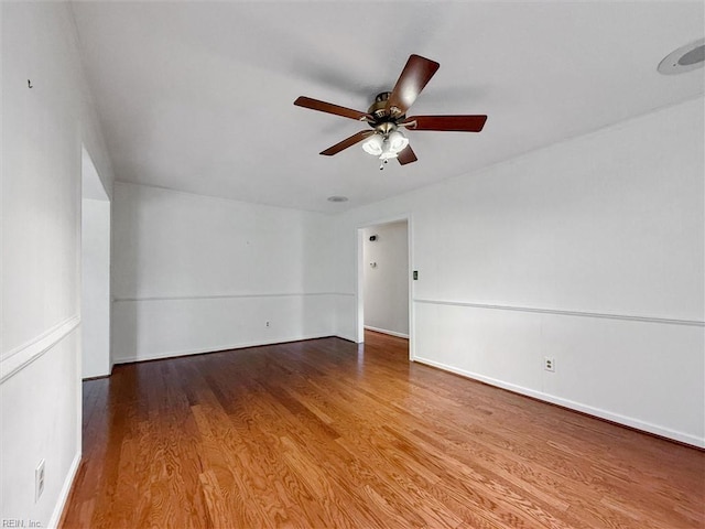 4 Everett Dr, Newport News, VA 23602 - unfurnished room featuring a ceiling fan and wood finished floors