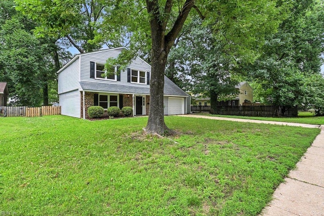 1027 E Little Back River Rd, Hampton, VA 23669 - traditional-style home featuring brick siding, an attached garage, and concrete driveway