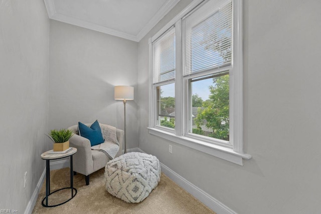 2233 Keller Ave, Norfolk, VA 23509 - living area featuring crown molding and carpet