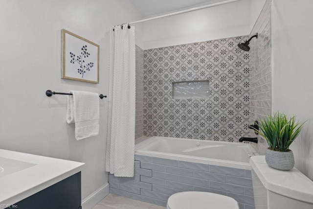 2233 Keller Ave, Norfolk, VA 23509 - full bathroom with tiled shower / bath combo and vanity