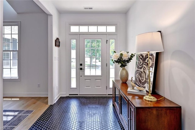 3 Menife Ct, Williamsburg, VA 23188 - entryway featuring wood finished floors and plenty of natural light