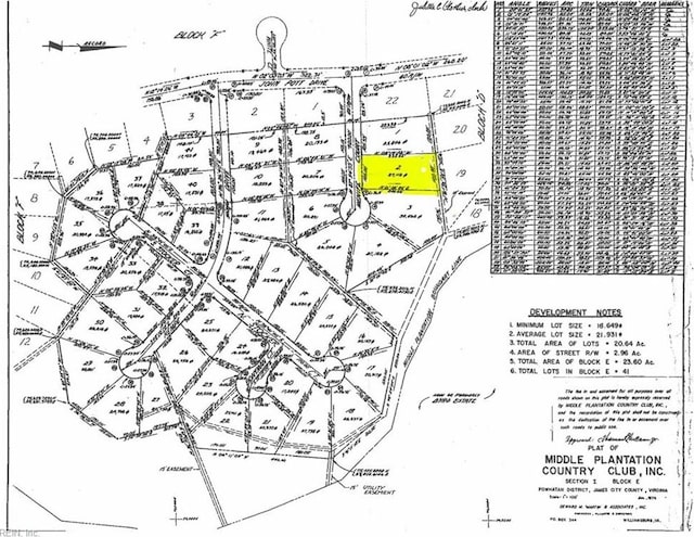 3 Menife Ct, Williamsburg, VA 23188 - map showing property parcels