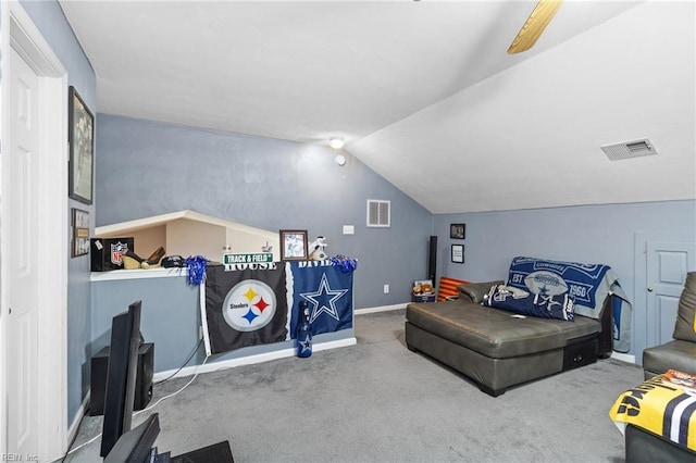 1058 Hillpoint Rd, Suffolk, VA 23434 - carpeted bedroom with vaulted ceiling and baseboards