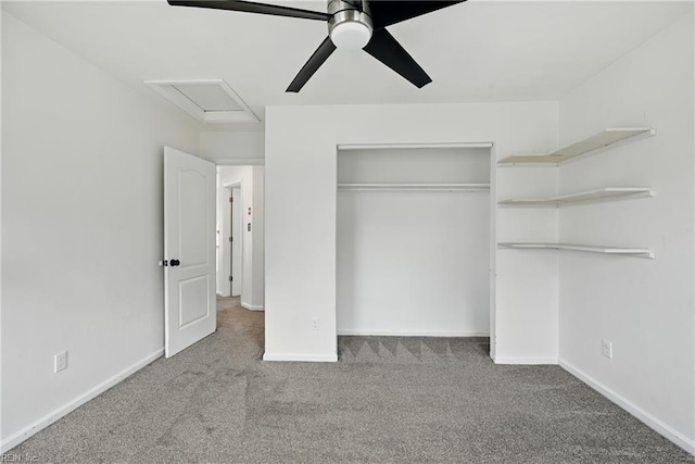 700 Hilltop Ct, Chesapeake, VA 23322 - unfurnished bedroom with carpet flooring, a closet, and ceiling fan