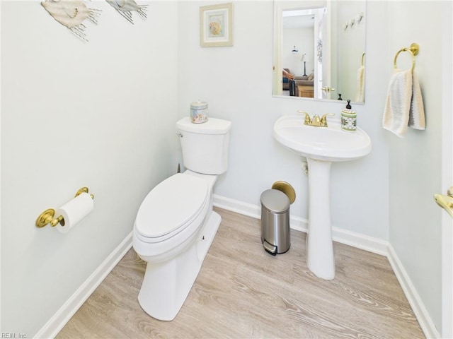 2909 Drum Point Cres, Chesapeake, VA 23321 - bathroom with toilet and wood finished floors