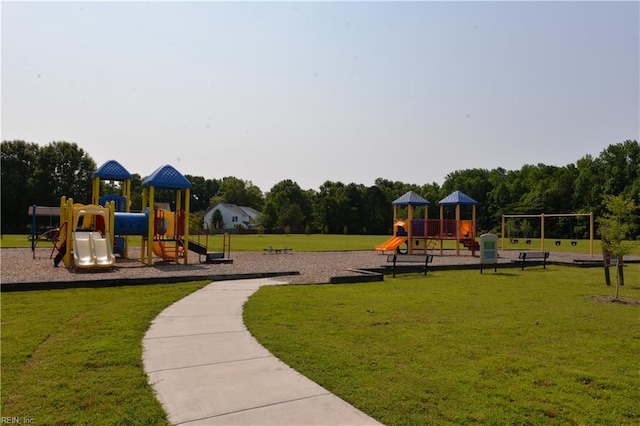 2909 Drum Point Cres, Chesapeake, VA 23321 - community playground with a lawn