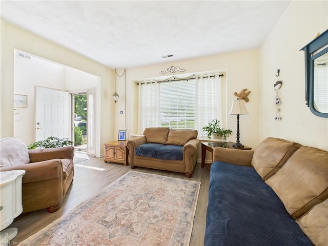 2909 Drum Point Cres, Chesapeake, VA 23321 - living area featuring wood finished floors