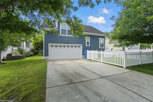 3216 Meanley Dr, Chesapeake, VA 23323 - traditional home featuring a garage, concrete driveway, and roof with shingles