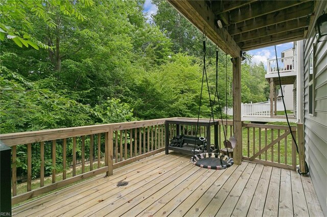 112 Mccormick Pl, Williamsburg, VA 23185 - view of deck
