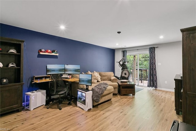 112 Mccormick Pl, Williamsburg, VA 23185 - office space with wood finished floors and recessed lighting
