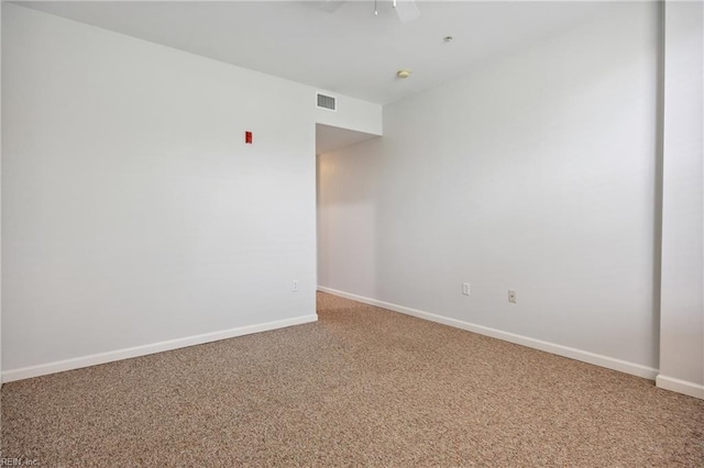 249 W Freemason St Unit 408, Norfolk, VA 23510 - empty room with light carpet and a ceiling fan