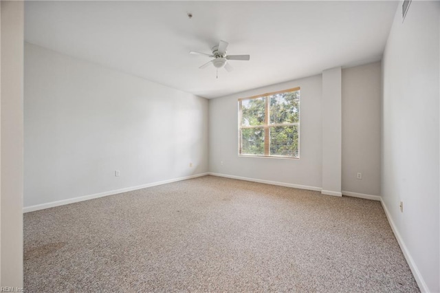 249 W Freemason St Unit 408, Norfolk, VA 23510 - carpeted empty room with a ceiling fan and baseboards