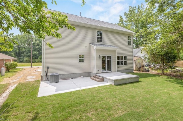 3334 Sleepy Hole Rd, Suffolk, VA 23435 - rear view of property featuring a patio area and a lawn