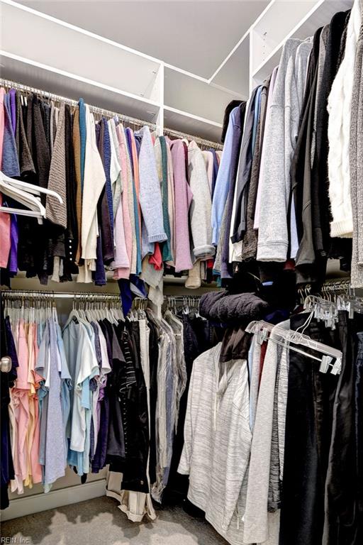 3998 Isaac Cir, Williamsburg, VA 23188 - walk in closet with carpet flooring
