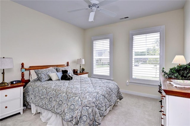 3998 Isaac Cir, Williamsburg, VA 23188 - bedroom with light carpet and ceiling fan
