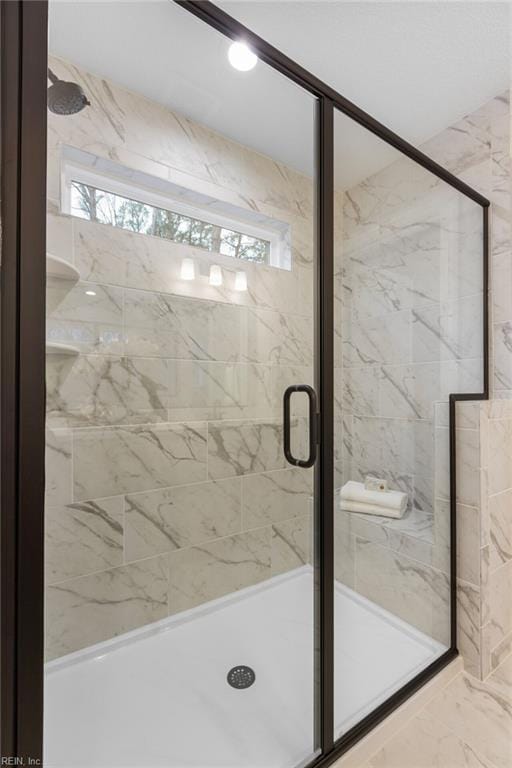 140 Benefit Rd, Chesapeake, VA 23322 - full bath with a marble finish shower and marble finish floors