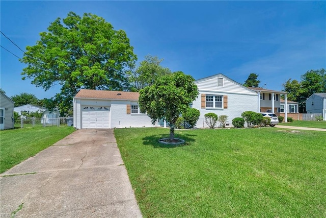 3 Maume Cir, Hampton, VA 23666 - view of front facade with a garage and driveway
