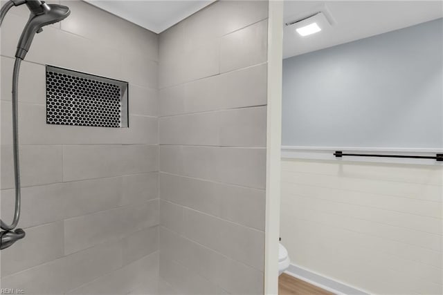3 Maume Cir, Hampton, VA 23666 - full bathroom with tiled shower and wood finished floors