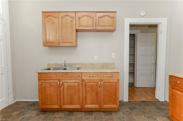1439 Moultrie Ave, Norfolk, VA 23509 - kitchen featuring light countertops and stone finish flooring