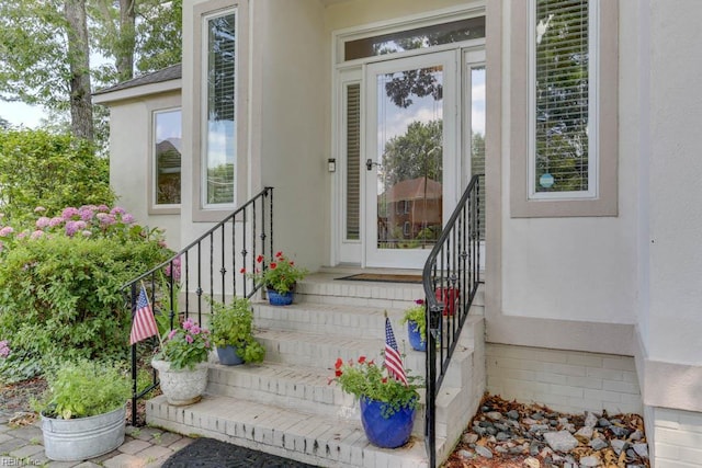 1208 Smith Cove Cir, Virginia Beach, VA 23455 - property entrance featuring stucco siding