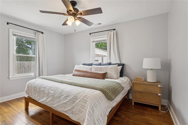 27 Aspenwood Dr, Hampton, VA 23666 - bedroom featuring wood finished floors and a ceiling fan