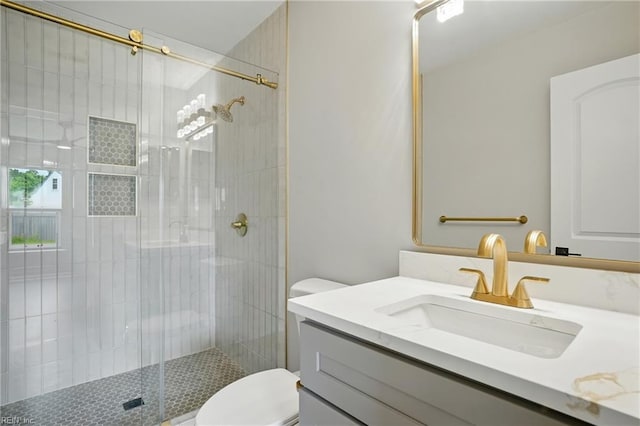 2317 Esplanade Dr, Virginia Beach, VA 23456 - bathroom with vanity and a stall shower