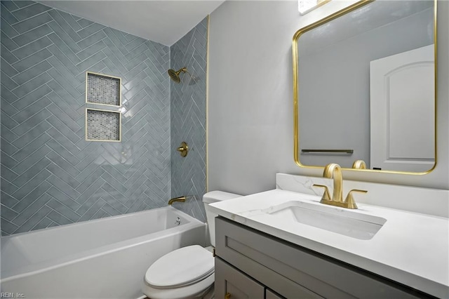 2317 Esplanade Dr, Virginia Beach, VA 23456 - full bath with vanity and bathtub / shower combination