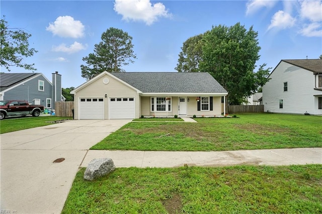 2317 Esplanade Dr, Virginia Beach, VA 23456 - view of front facade with an attached garage, driveway, and covered porch