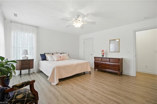 734 Gallbush Rd, Chesapeake, VA 23322 - bedroom featuring light wood finished floors and ceiling fan