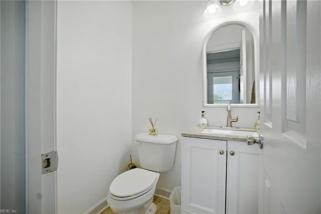 734 Gallbush Rd, Chesapeake, VA 23322 - half bathroom featuring vanity and toilet