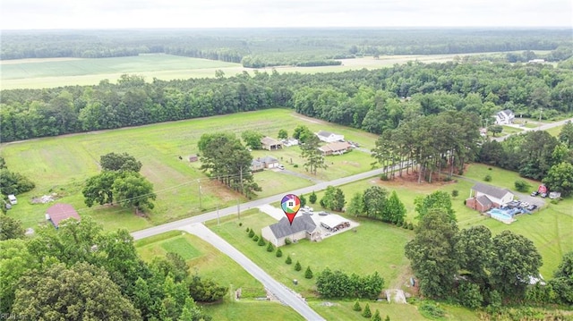 734 Gallbush Rd, Chesapeake, VA 23322 - overview of rural landscape