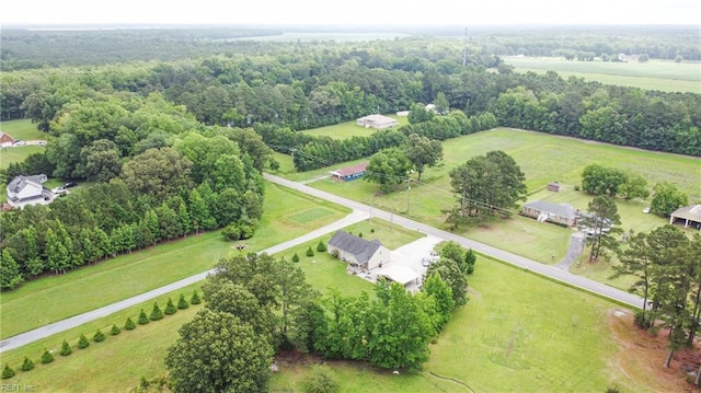 734 Gallbush Rd, Chesapeake, VA 23322 - aerial view of sparsely populated area