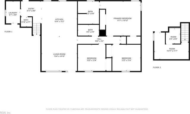 734 Gallbush Rd, Chesapeake, VA 23322 - view of room layout