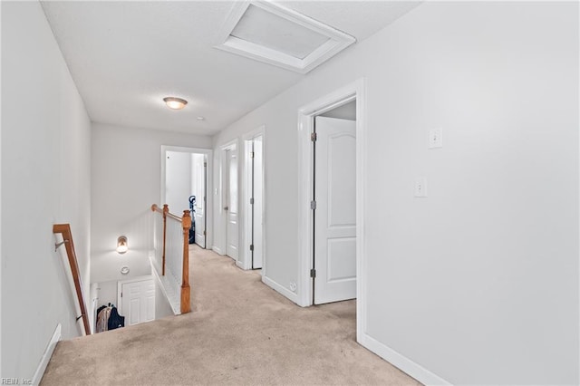 1508 Big Bethel Rd, Hampton, VA 23666 - hall with an upstairs landing, attic access, and light colored carpet