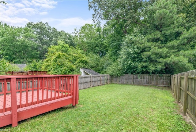 1508 Big Bethel Rd, Hampton, VA 23666 - fenced backyard with a deck