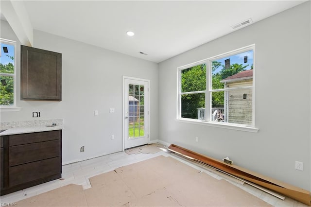 732 Birch Ave, Hampton, VA 23661 - interior space with baseboards and recessed lighting