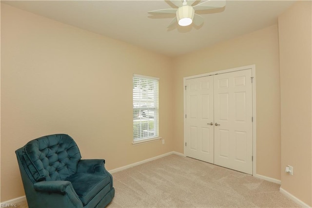 911 Vineyard Pl Unit # C, Suffolk, VA 23435 - living area with light colored carpet and a ceiling fan