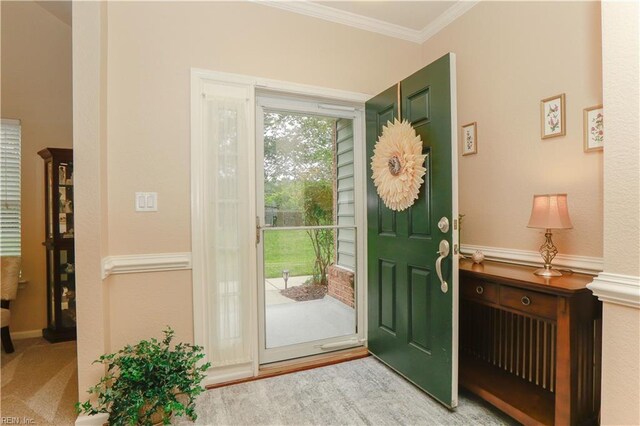 911 Vineyard Pl Unit # C, Suffolk, VA 23435 - foyer entrance featuring ornamental molding