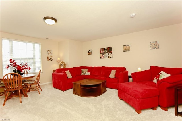 911 Vineyard Pl Unit # C, Suffolk, VA 23435 - living room with carpet flooring and baseboards