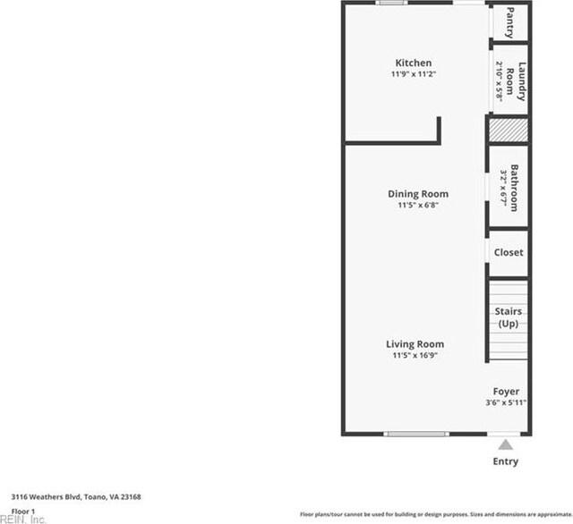 3116 Weathers Blvd, Toano, VA 23168 - view of home floor plan