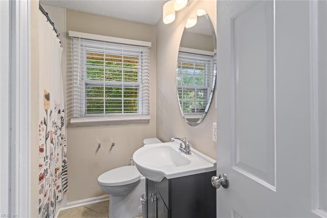 102 Dogwood Dr, Williamsburg, VA 23185 - bathroom featuring vanity, tile patterned floors, and a shower with shower curtain