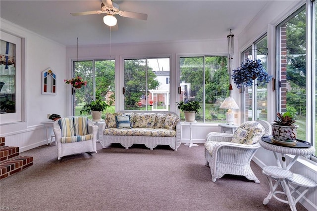 5 Yulee Ct, Hampton, VA 23669 - sunroom with carpet floors, plenty of natural light, and ornamental molding