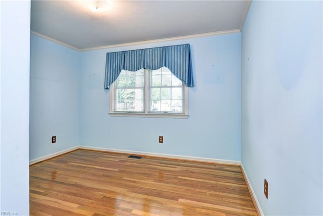 5 Yulee Ct, Hampton, VA 23669 - empty room featuring ornamental molding and wood finished floors