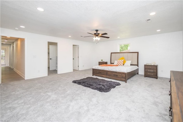 3760 Nansemond Pkwy, Suffolk, VA 23435 - bedroom with carpet, recessed lighting, and ceiling fan