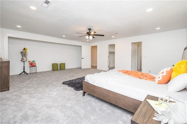 3760 Nansemond Pkwy, Suffolk, VA 23435 - carpeted bedroom with recessed lighting and ceiling fan
