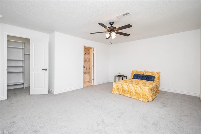 3760 Nansemond Pkwy, Suffolk, VA 23435 - living area with carpet, ceiling fan, and a textured ceiling
