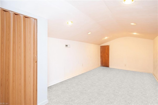 3760 Nansemond Pkwy, Suffolk, VA 23435 - additional living space with vaulted ceiling, recessed lighting, and carpet flooring